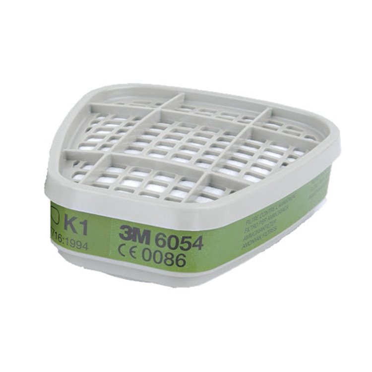 3M 6054 K1 Amonyak Gazı Filtresi 3M 6054 K1 Amonyak Gazı Filtresi